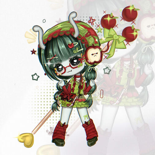 Full-Body Chibi Commission for Royale High Diamonds (I only do rhd once in a while)